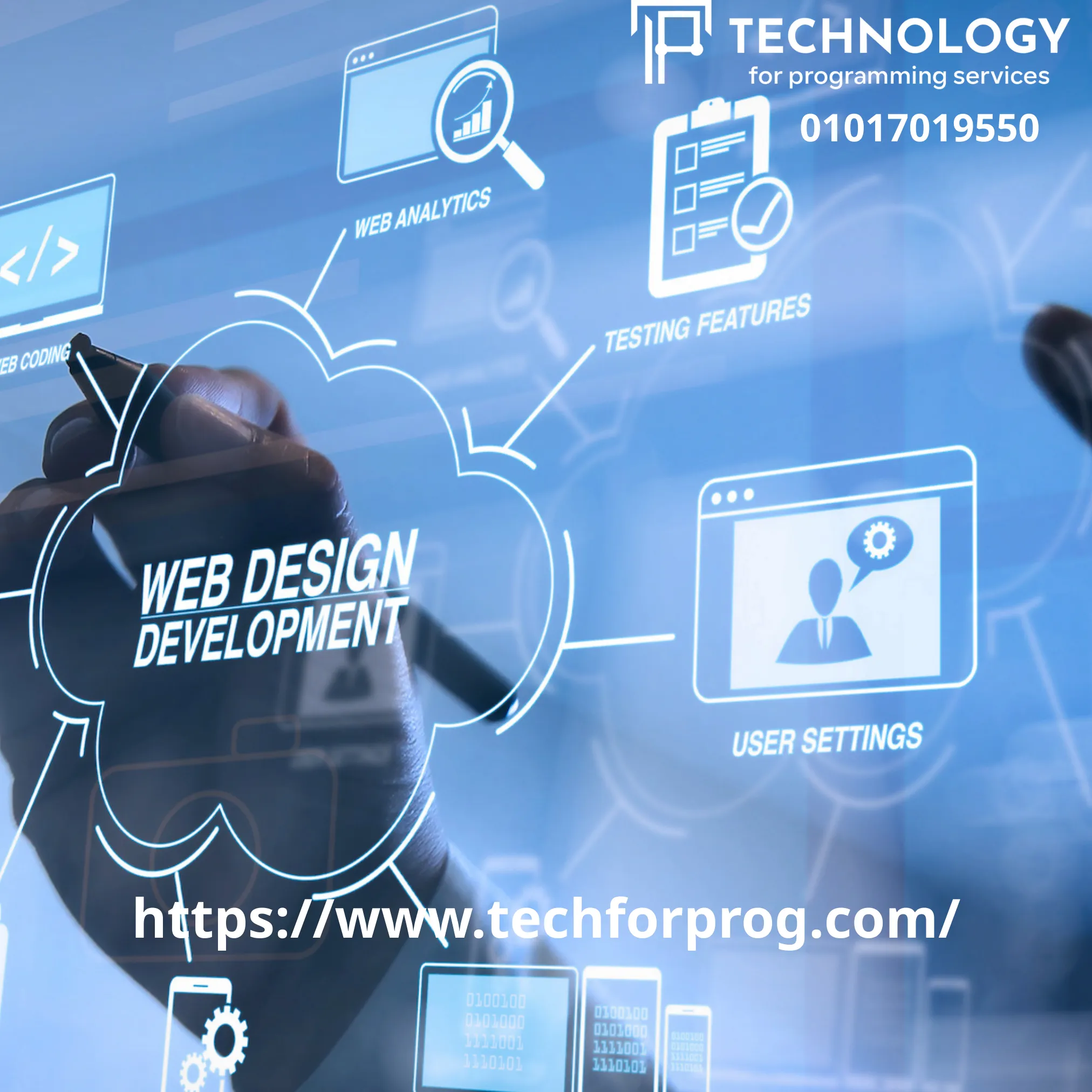 تصميم وتطوير المواقع الإلكترونية Technology for Programming Services تصميم وتطوير المواقع الإلكترونية