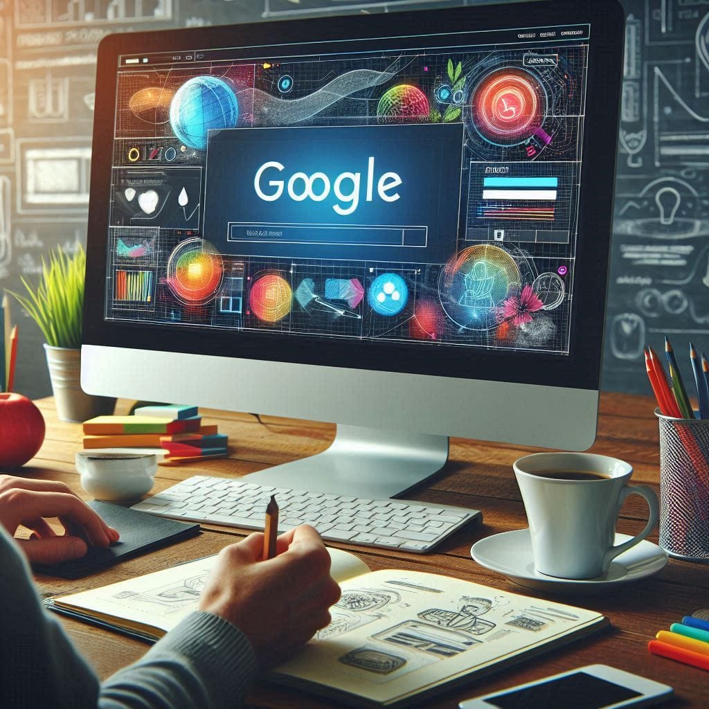 تصميم موقع على جوجل