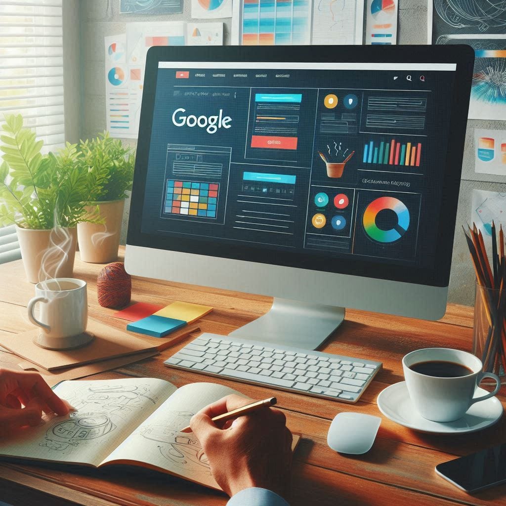 تصميم موقع على جوجل